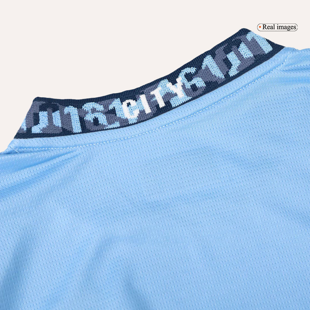 Kids Manchester City Home Jersey Kit 