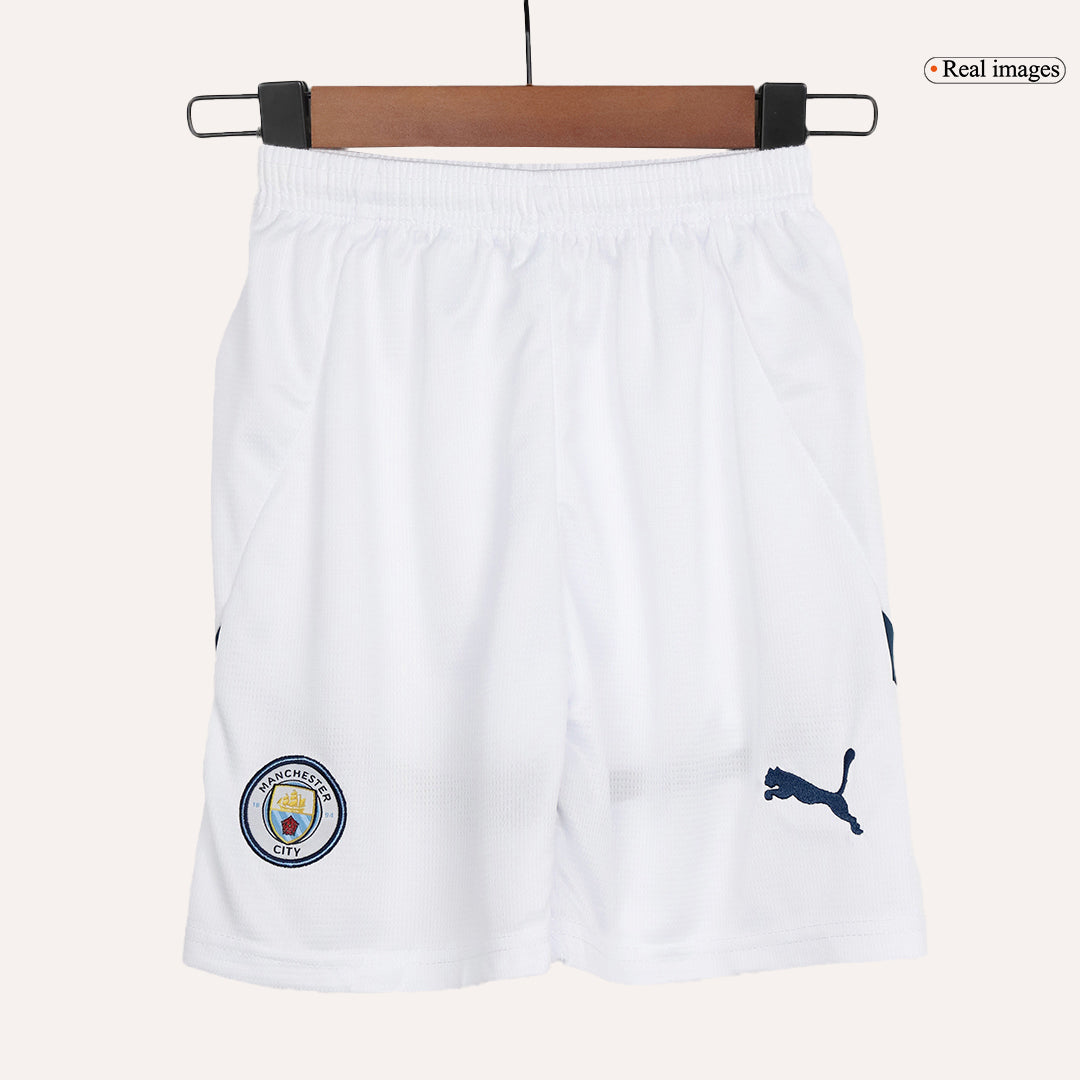 Kids Manchester City Home Jersey Kit 