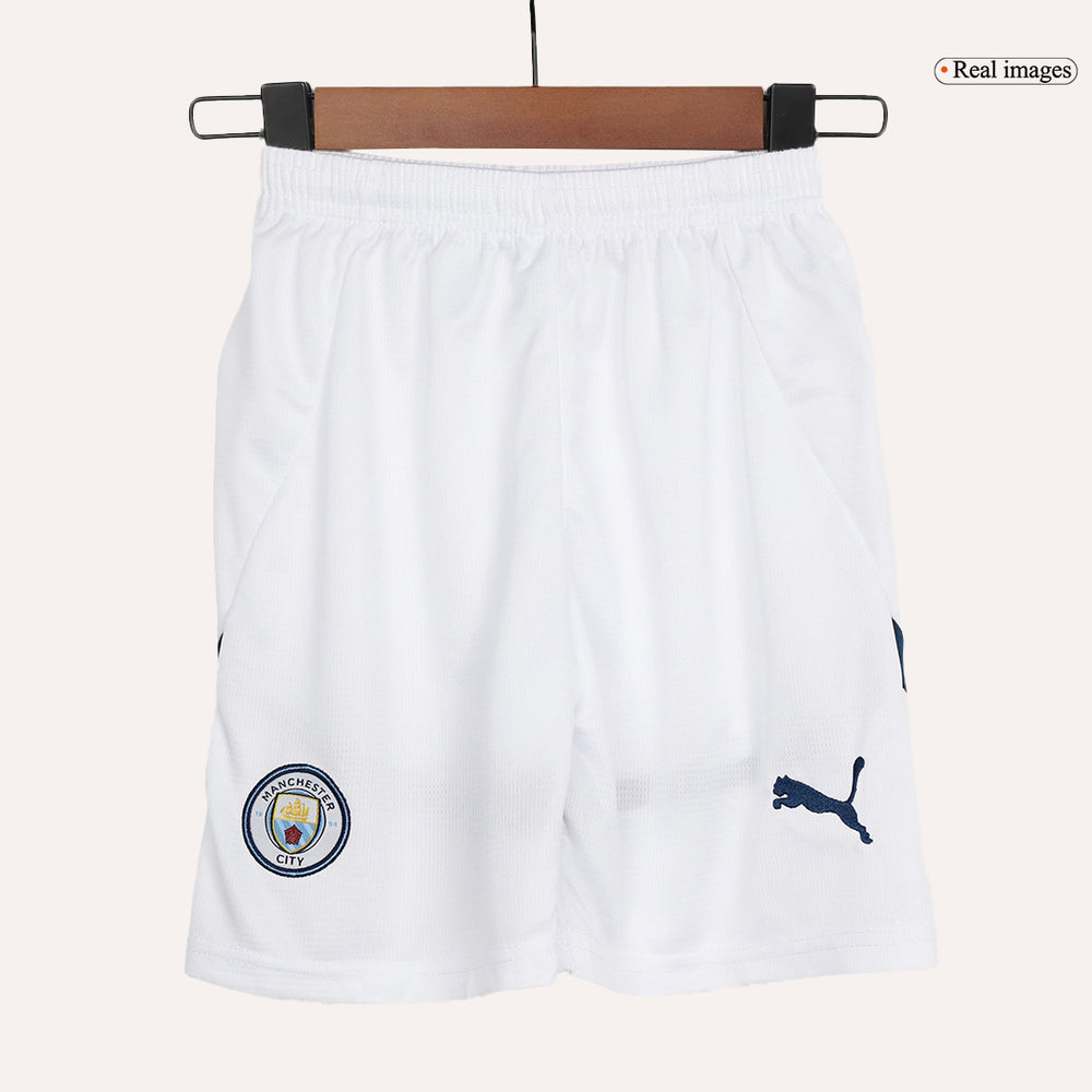 Kids Manchester City Home Jersey Kit 