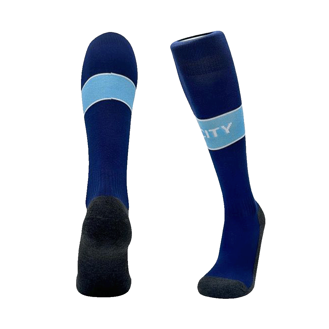 Manchester City Home Soccer Socks 