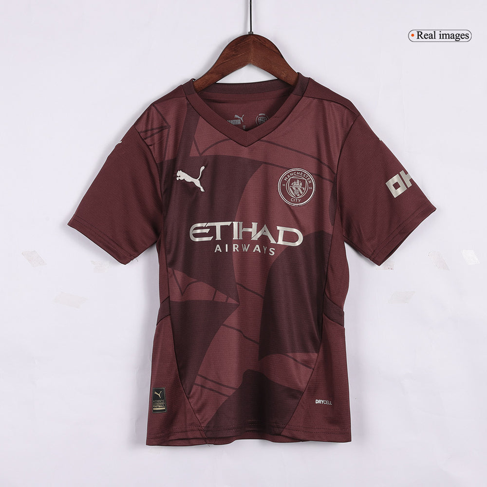 Kids Manchester City Third Jersey Kit 