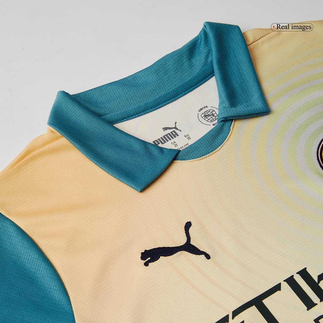 Kids Manchester City Fourth Jersey Kit 