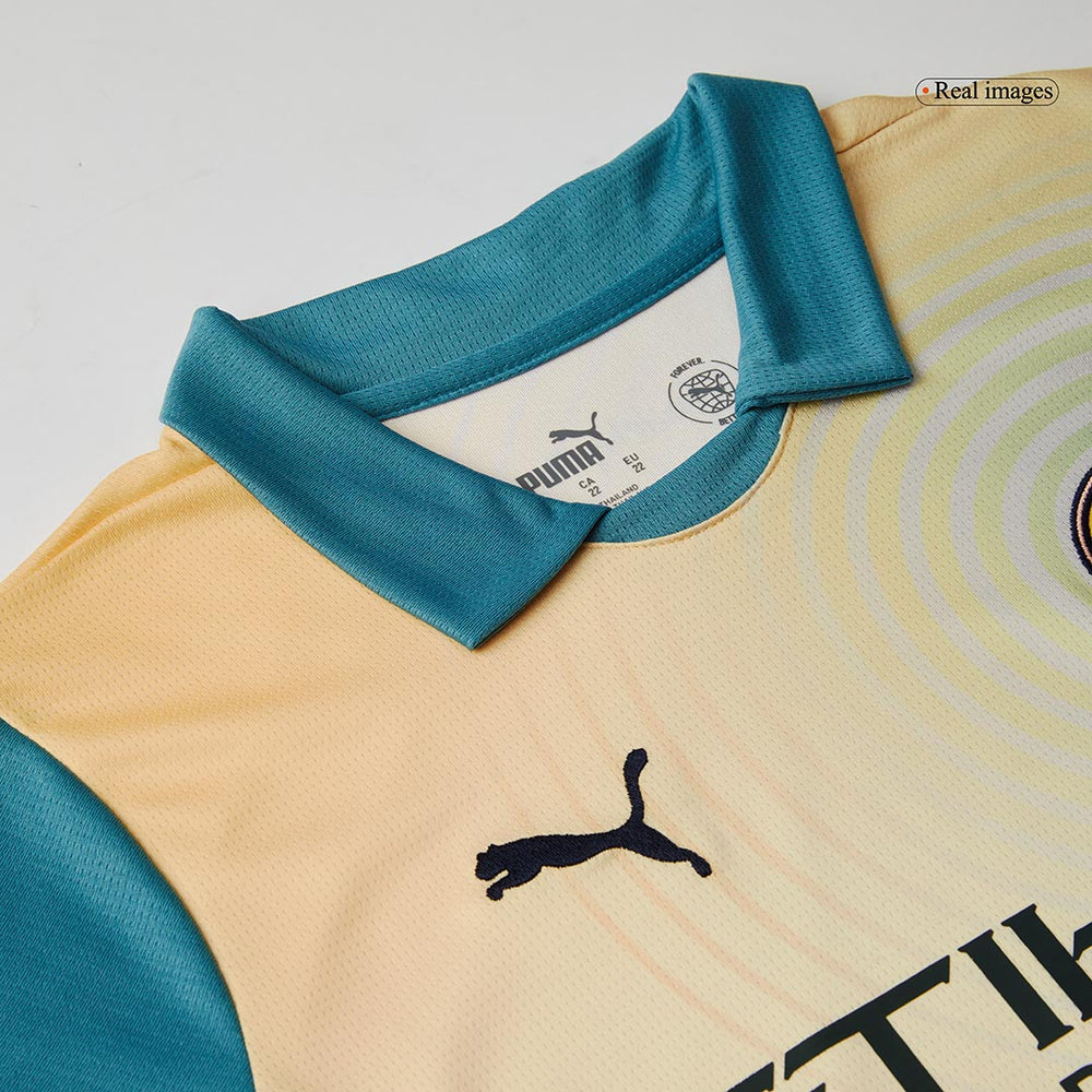 Kids Manchester City Fourth Jersey Kit 