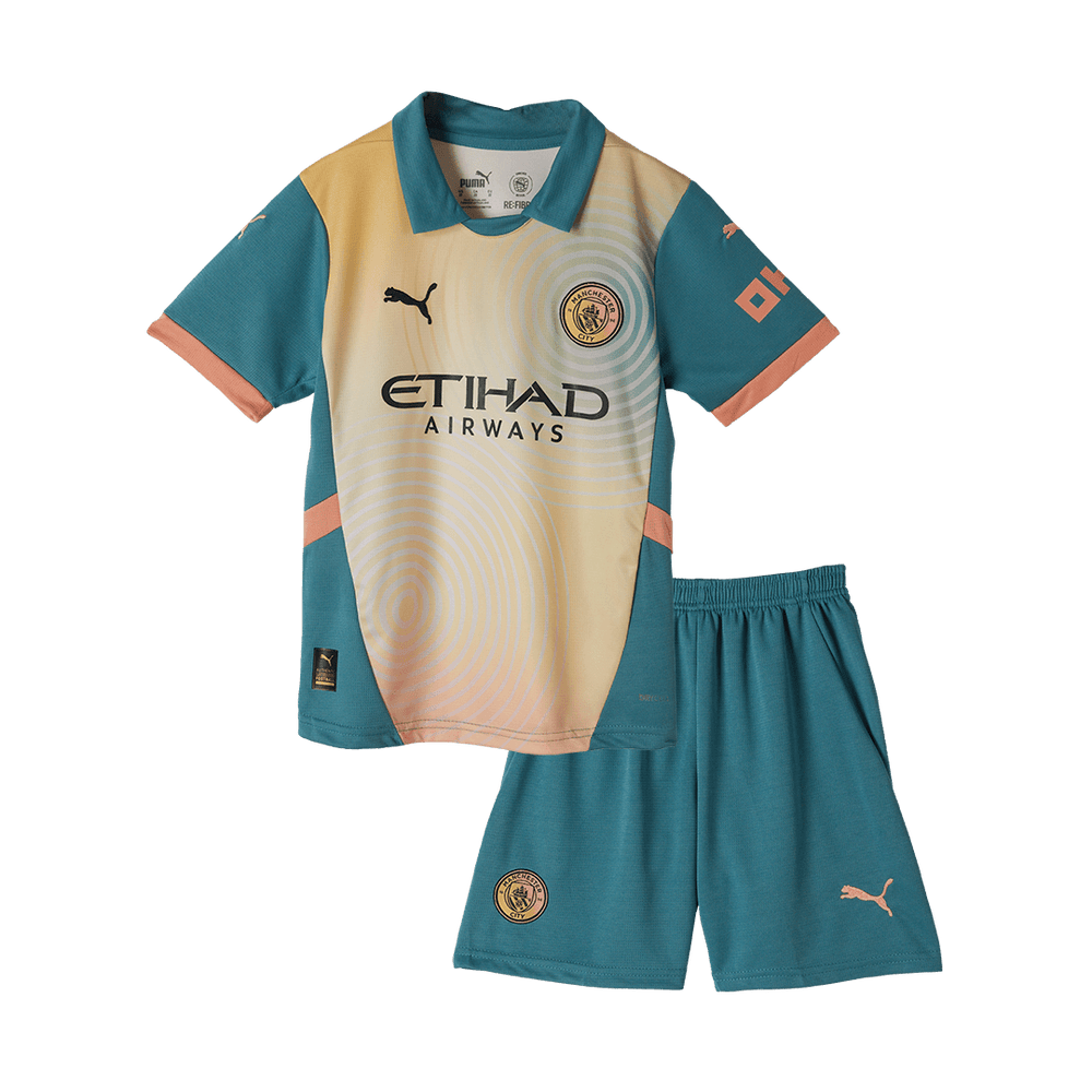 Kids Manchester City Fourth Jersey Kit 