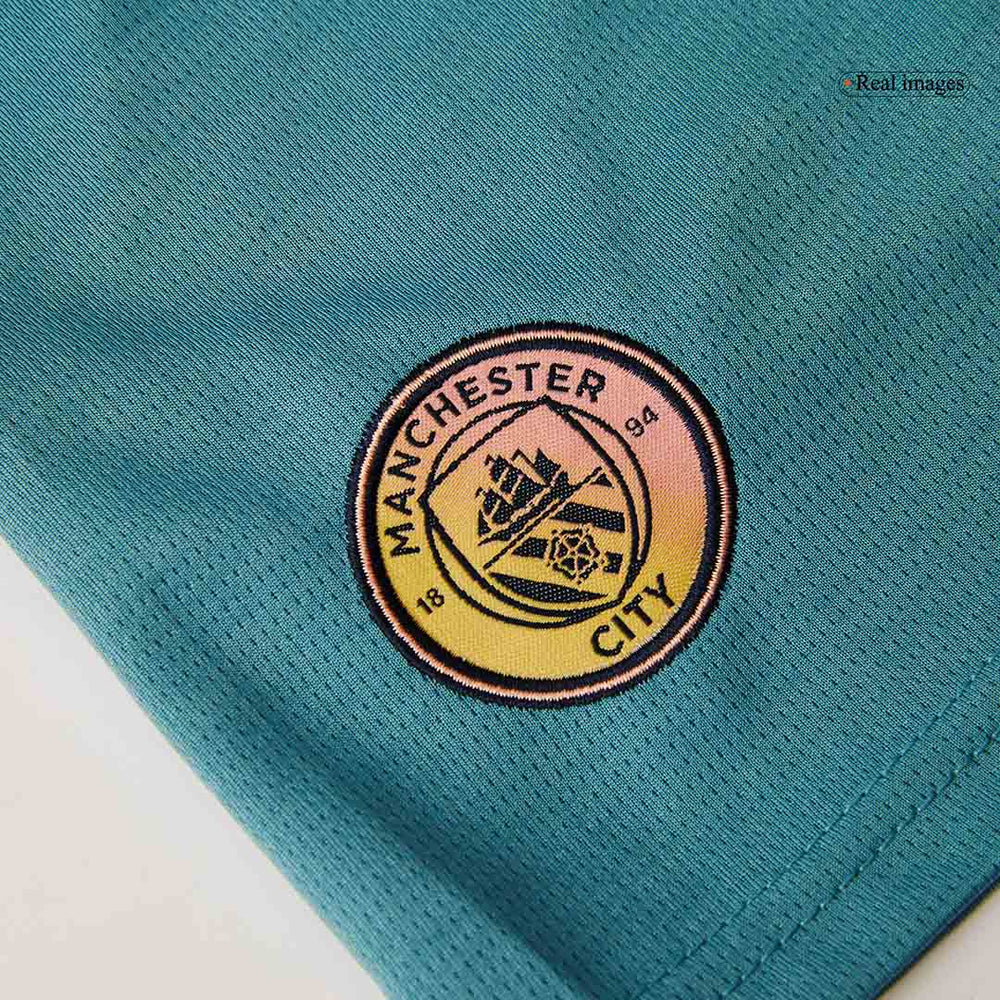 Kids Manchester City Fourth Jersey Kit 