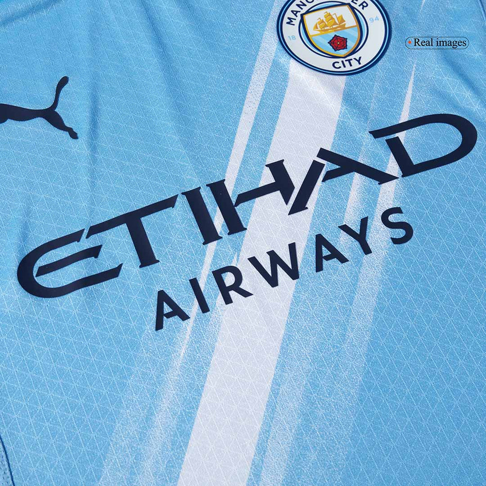 REIJNDERS #4 Manchester City Home Match Jersey Player Version 2025/26 