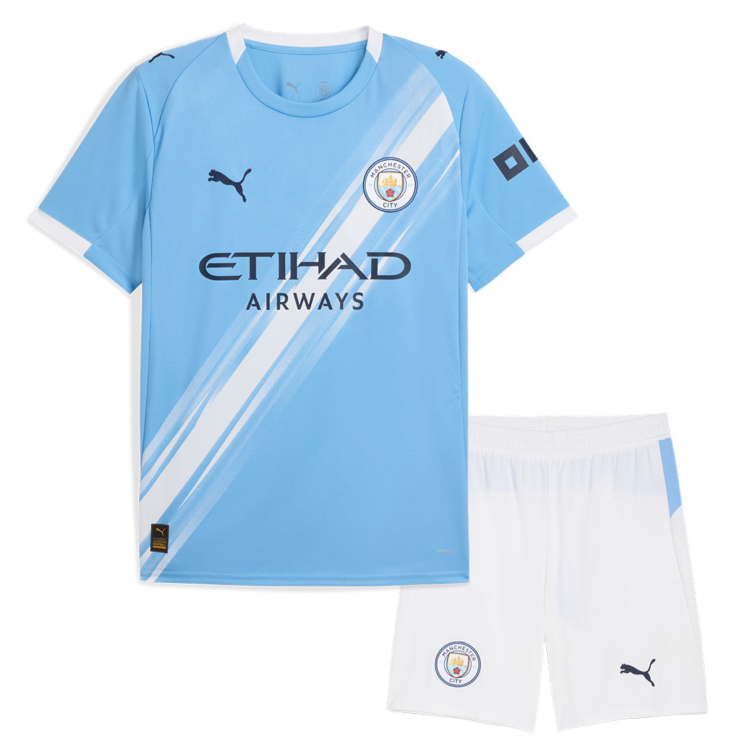 Kids Manchester City Home Jersey 2025/26 