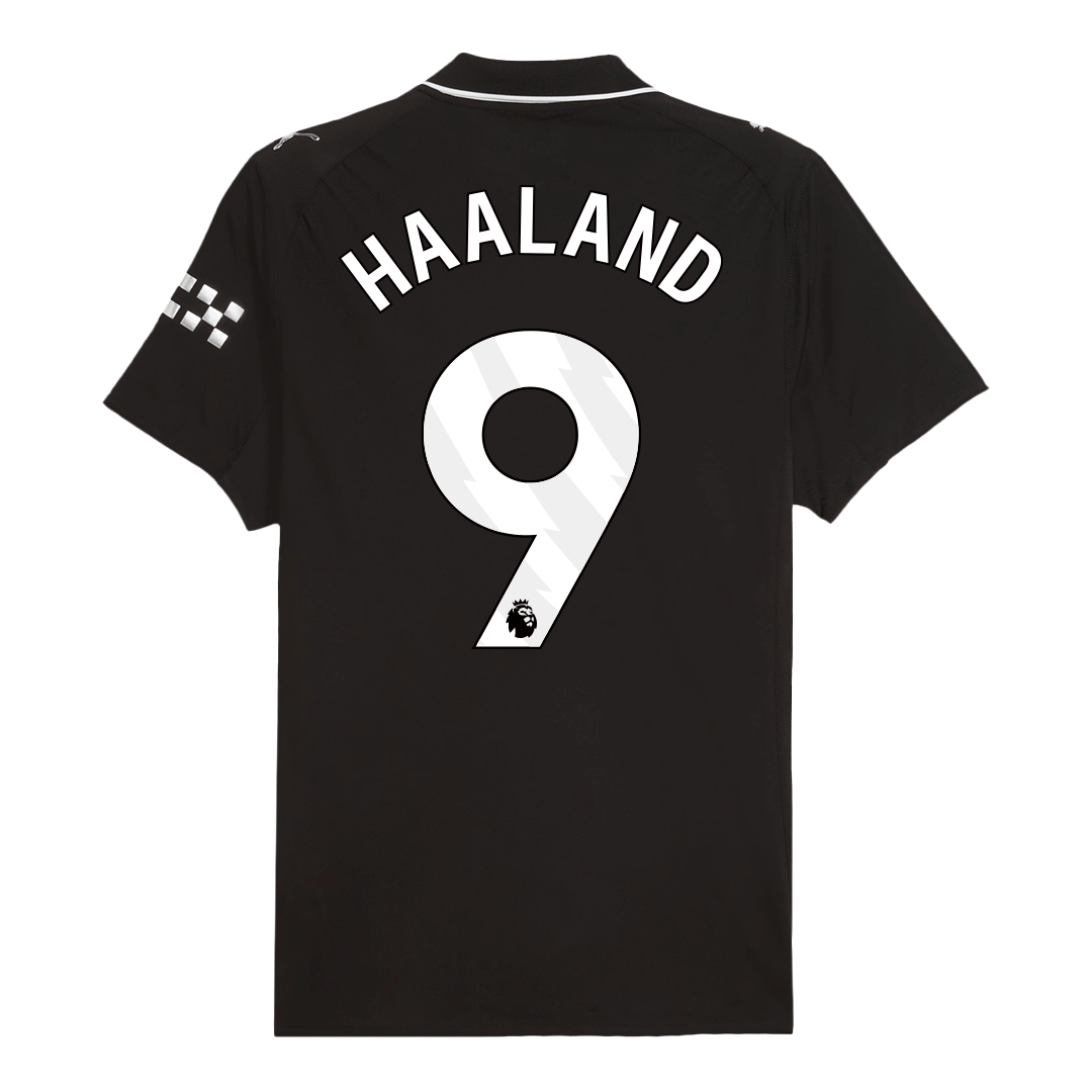 HAALAND #9 Manchester City Away Match Jersey Player Verison 2025/26 