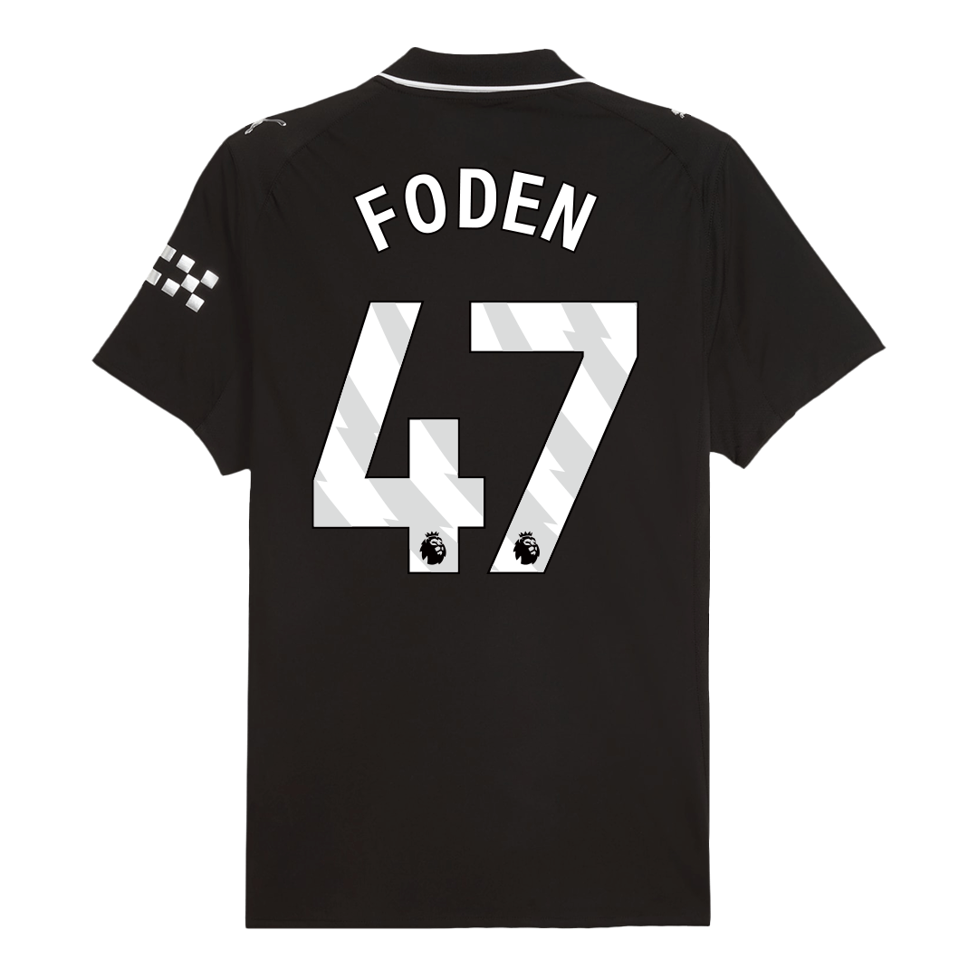 FODEN #47 Manchester City Away Match Jersey Player Version 2025/26 