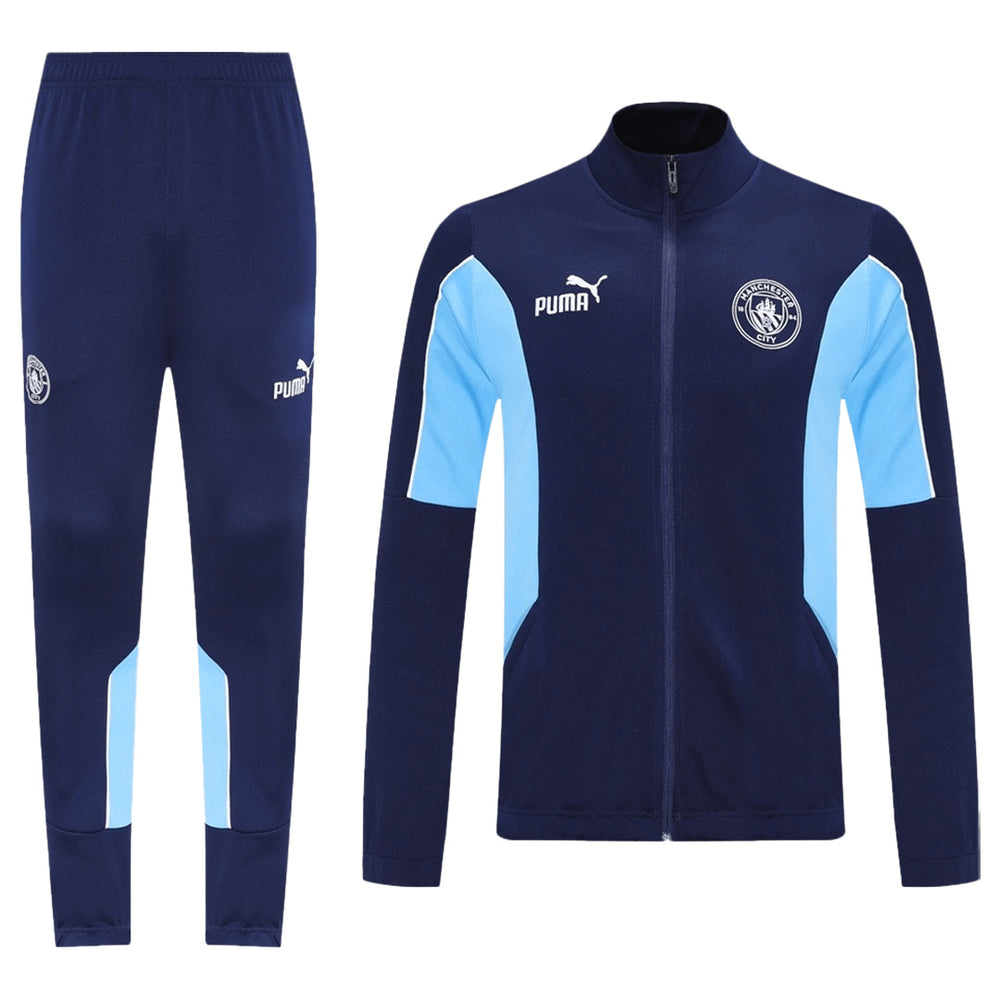 Manchester City Training Tracksuit Kit(Jacket+Pants) Navy 2025/26 