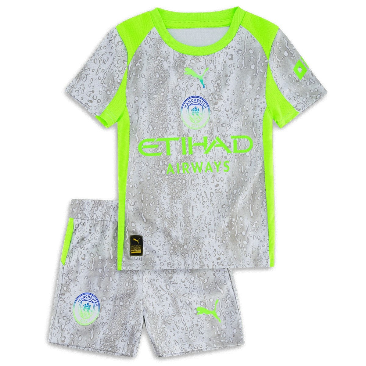 Kids Manchester City Third Jersey Kit 2025/26 