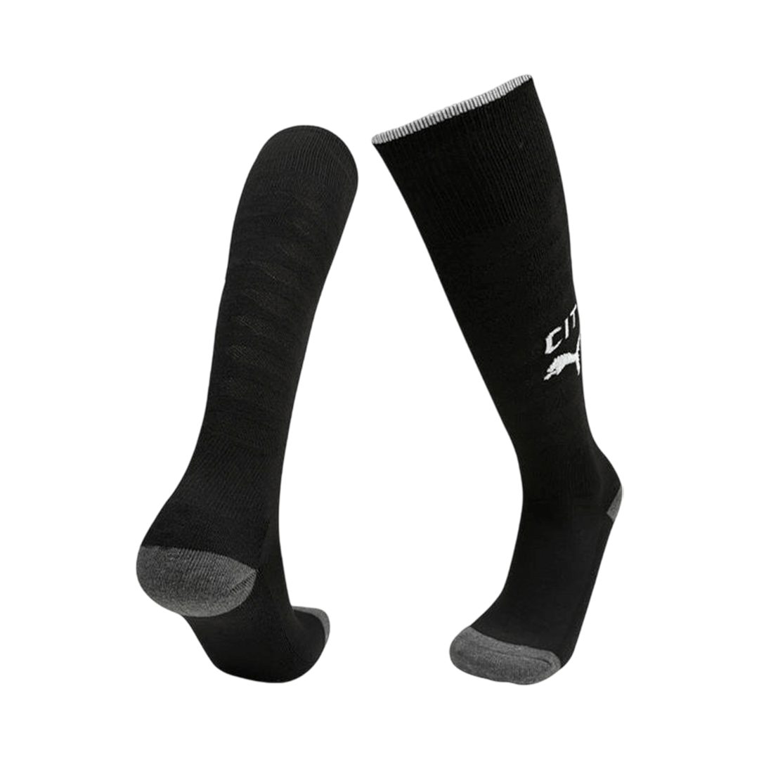 Manchester City Away Soccer Socks - Black 2025/26 
