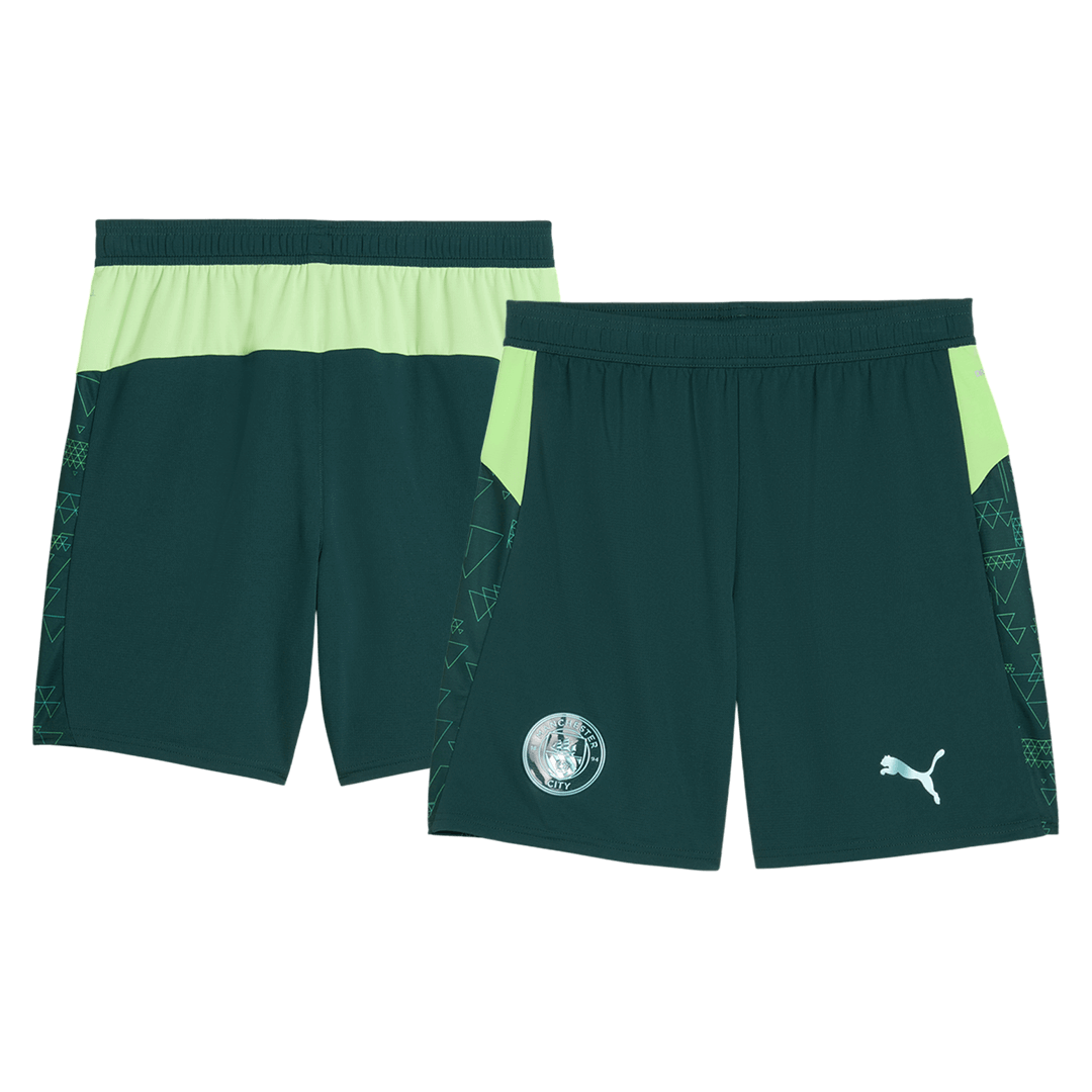 Manchester City Fourth Soccer Shorts 2025/26 