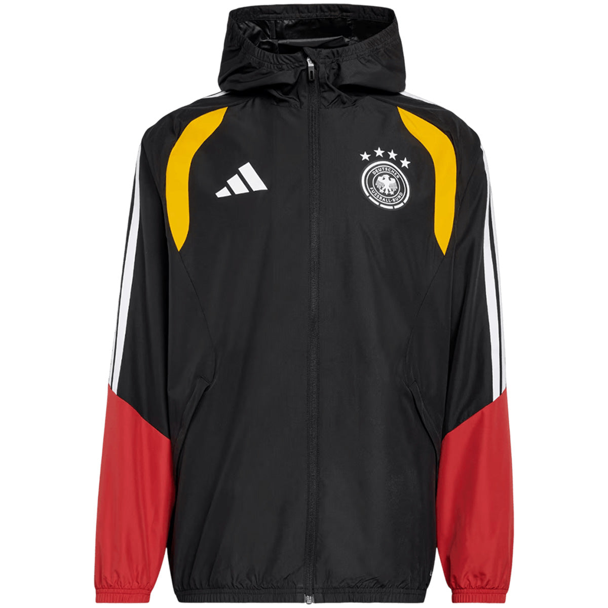 Germany Windbreaker Hoodie Jacket Red&Black 2026 