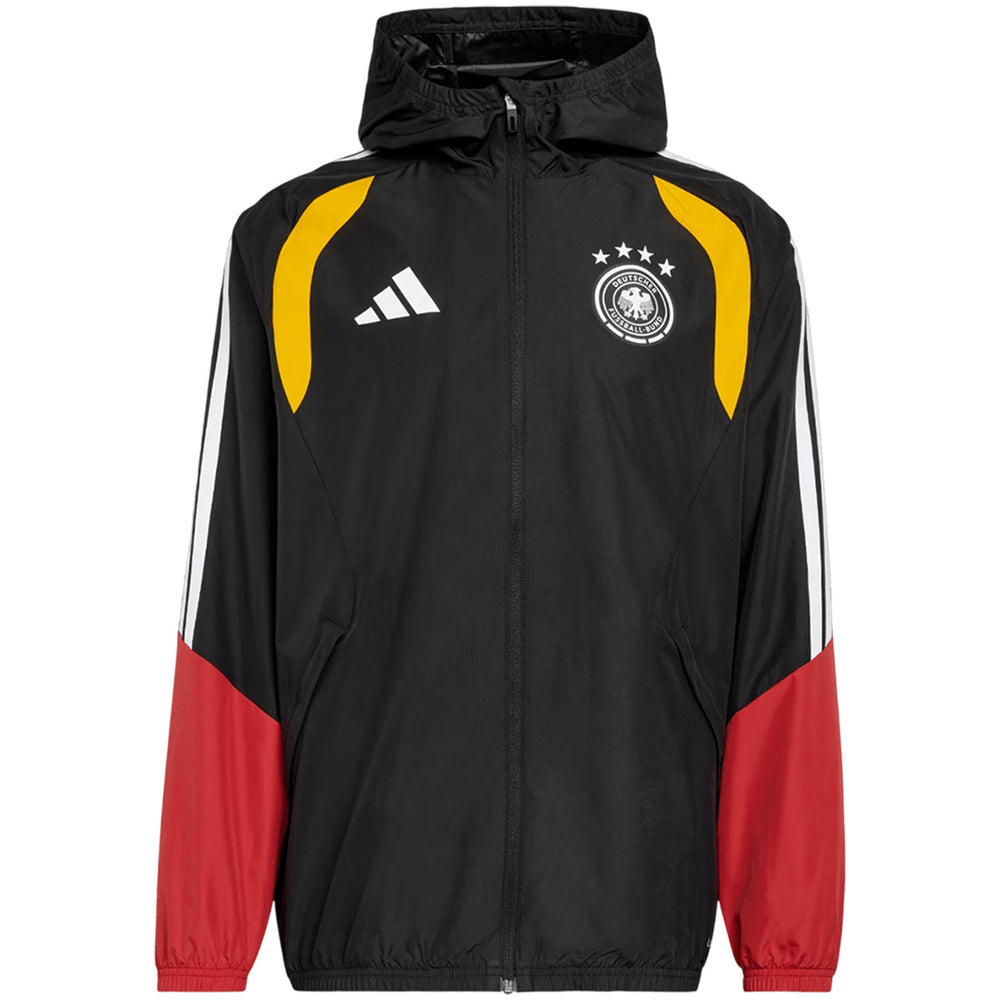 Germany Windbreaker Hoodie Jacket Red&Black 2026 