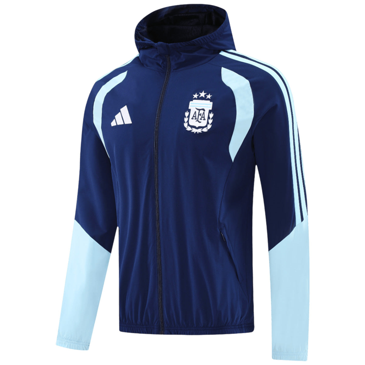 Argentina Windbreaker Hoodie Jacket Navy 2026 