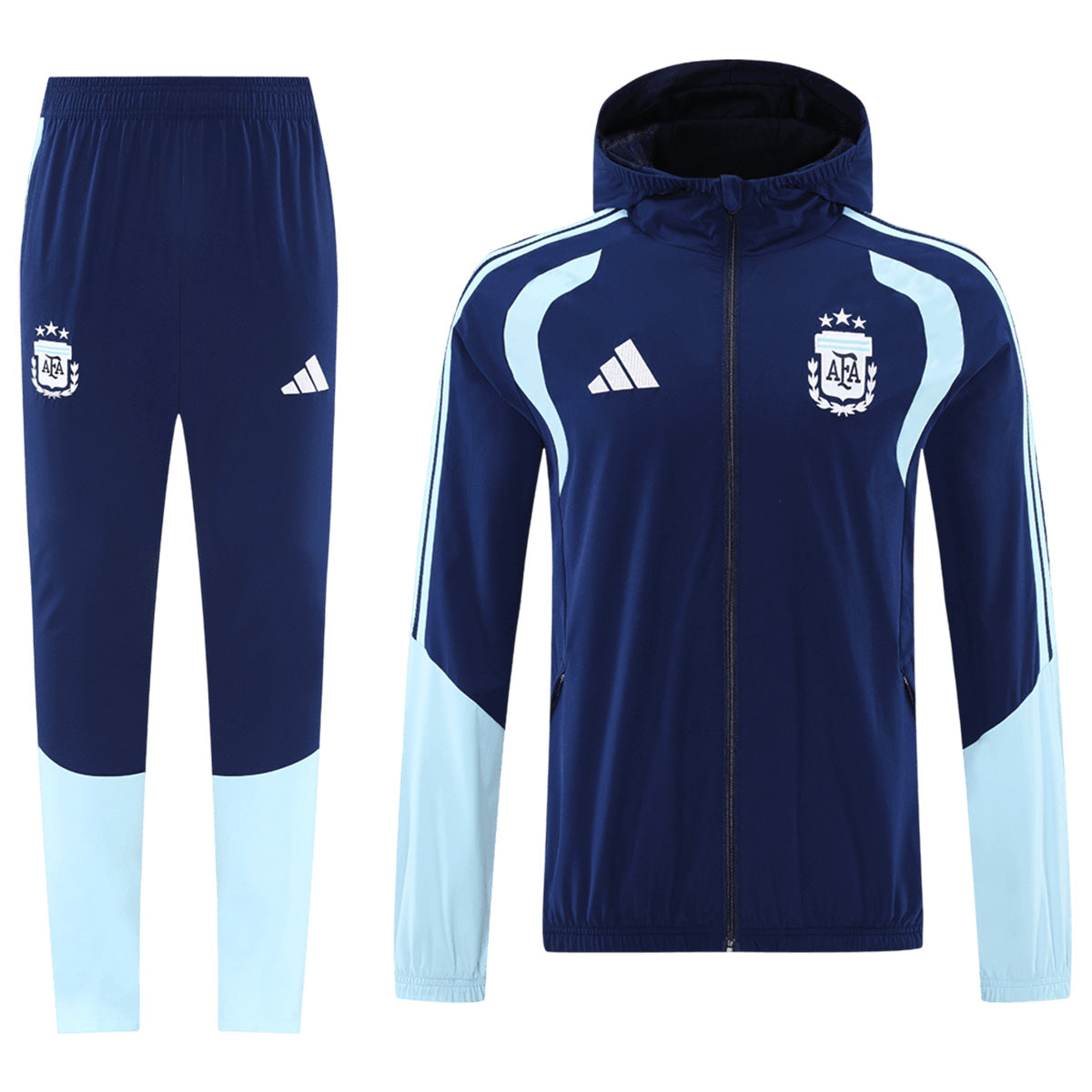 Argentina Windbreaker Hoodie Kit(Jacket+Pants) Navy 2026 