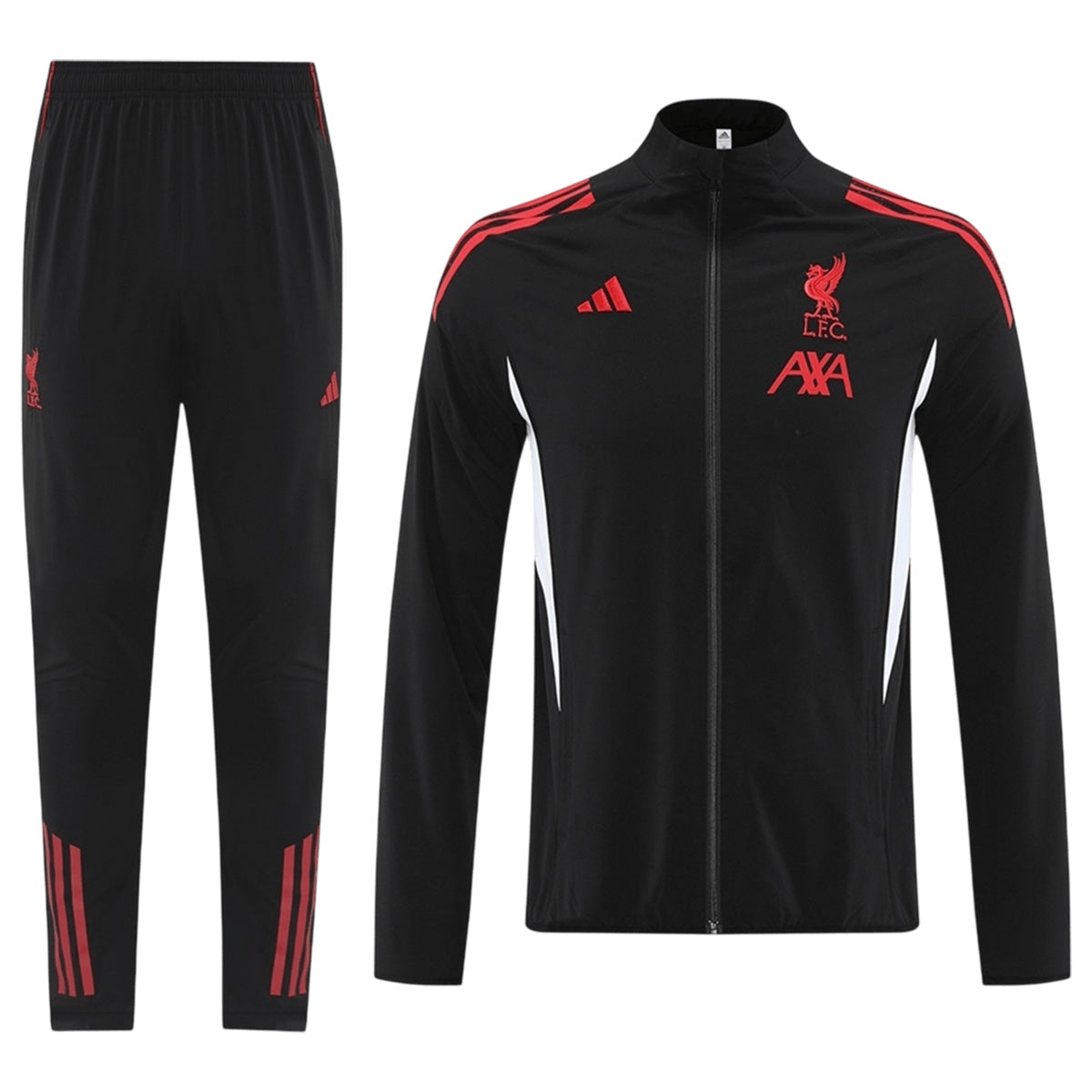 Liverpool Windbreaker Kit(Jacket+Pants) Black 2025/26 