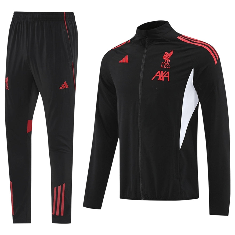 Liverpool Windbreaker Kit(Jacket+Pants) Black 2025/26 