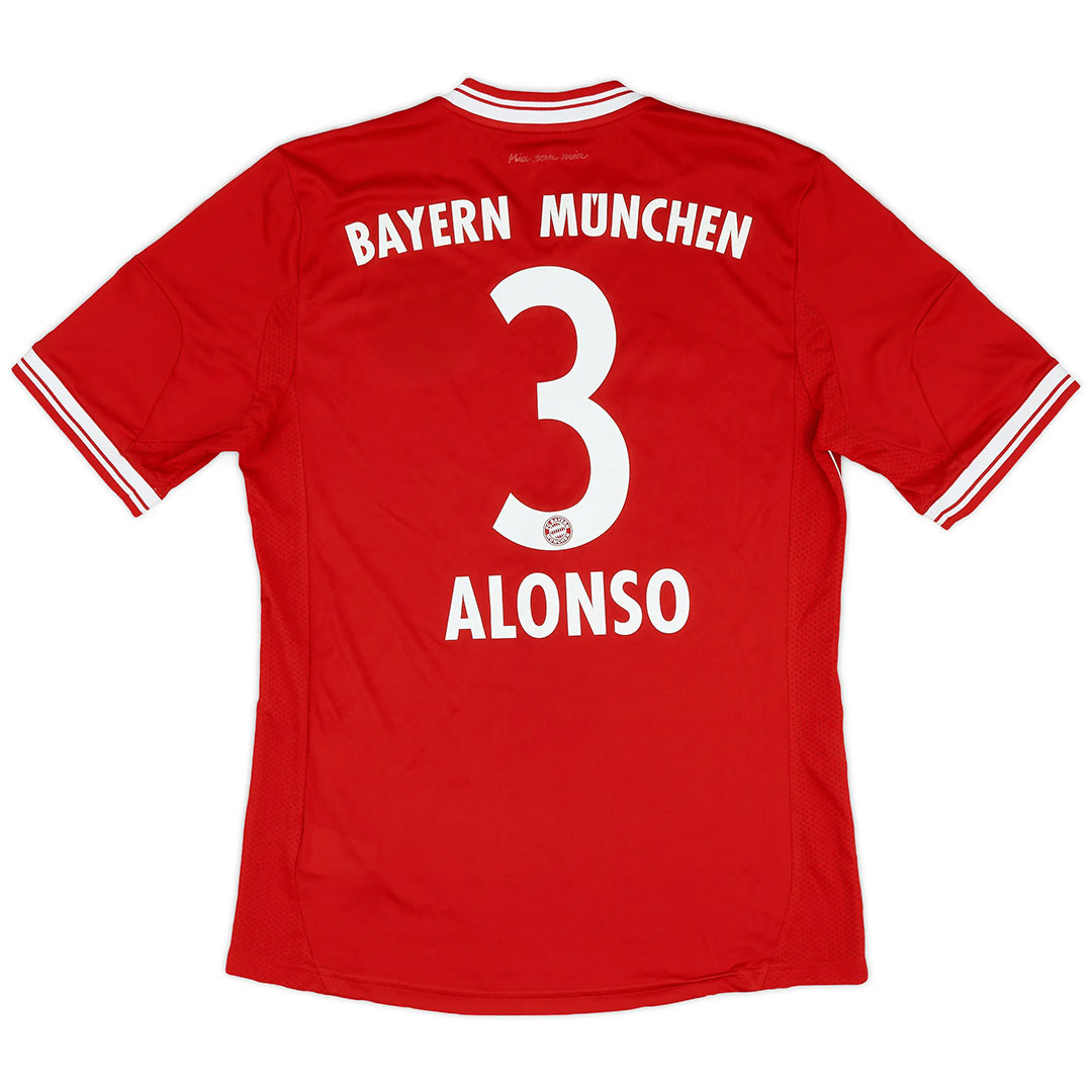 ALONSO #3 Retro Bayern Munich Home Jersey 2013/14 