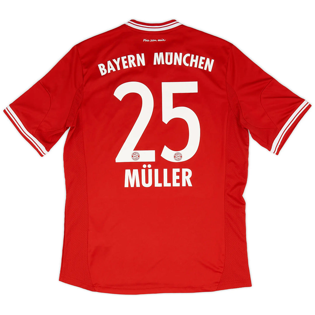 MÜLLER #25 Retro Bayern Munich Home Jersey 2013/14 