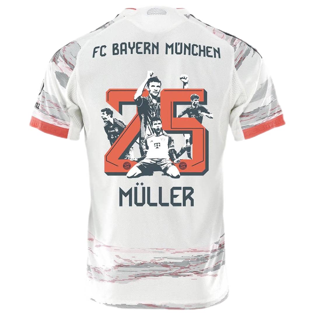Müller Special #25 Bayern Munich Away Jersey 2025/26 