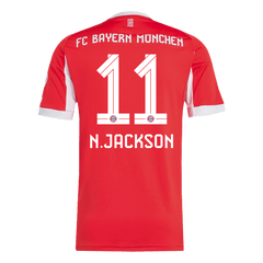 N.JACKSON #11 Bayern Munich Home Jersey 2025/26 - [Super Replica] 