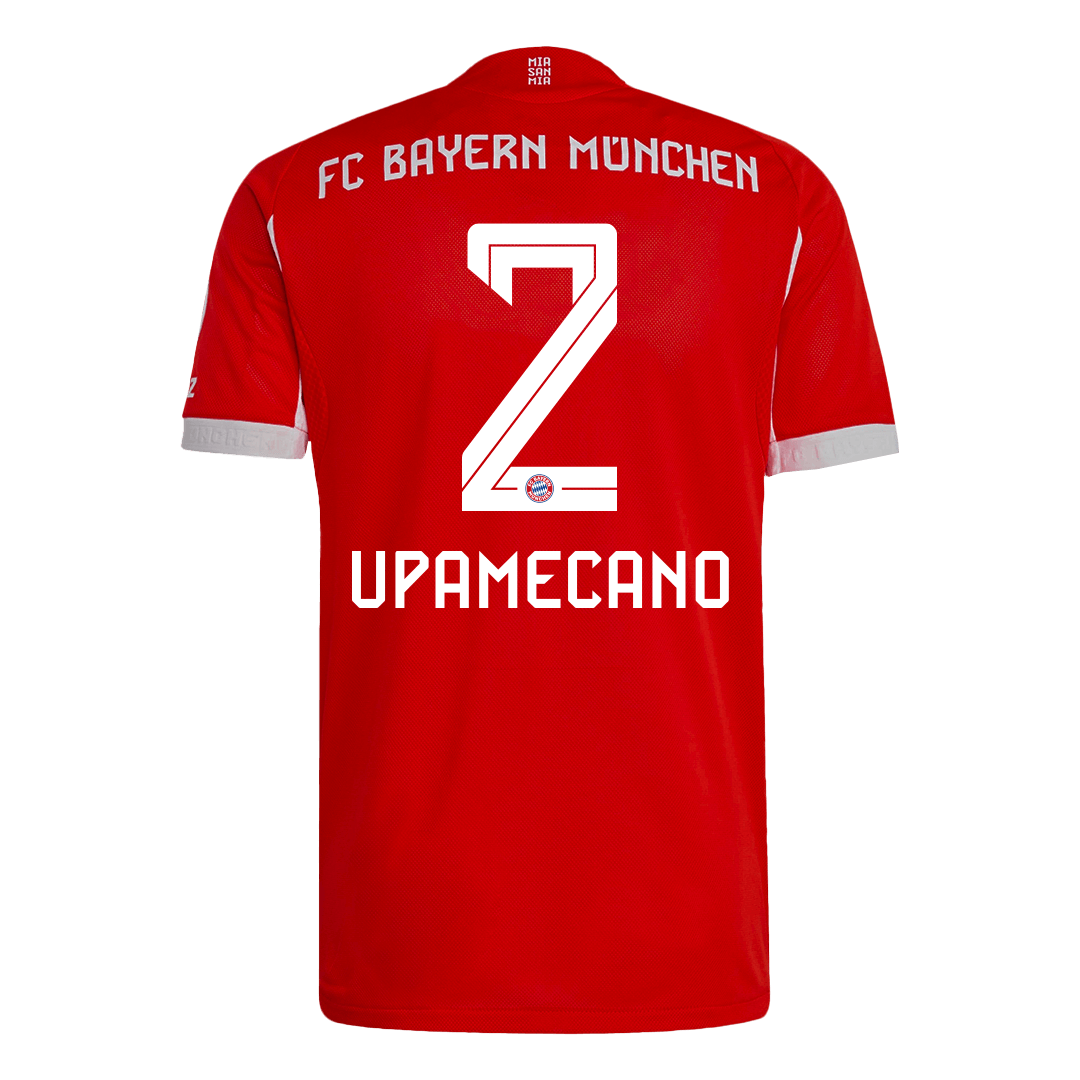 UPAMECANO #2 Bayern Munich Home Match Jersey Player Version 2025/26 