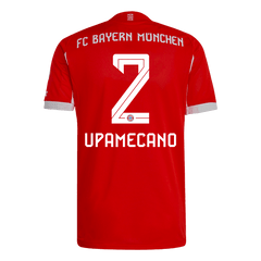 UPAMECANO #2 Bayern Munich Home Match Jersey Player Version 2025/26 