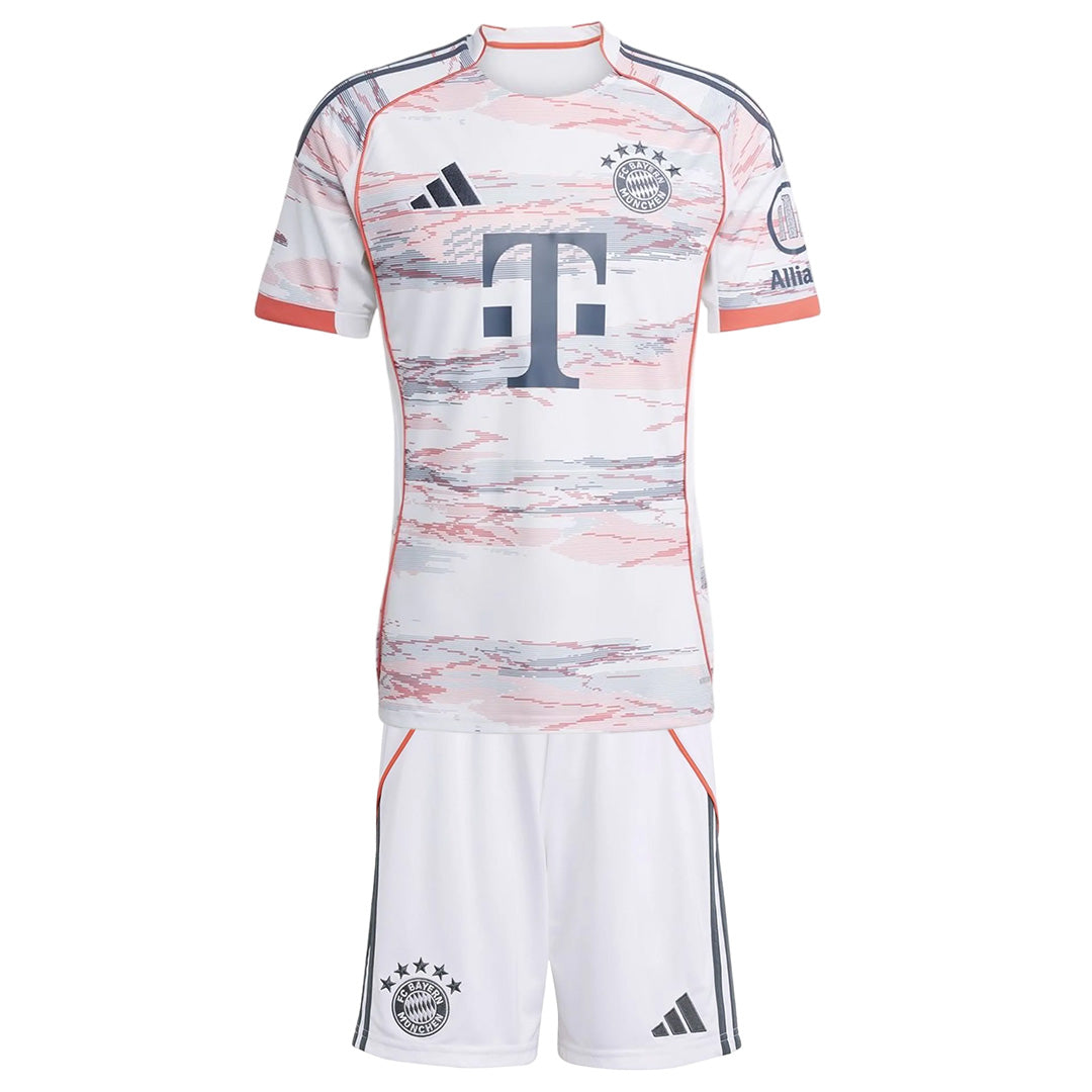 Kids Bayern Munich Away Jersey Full Kit 2025/26 