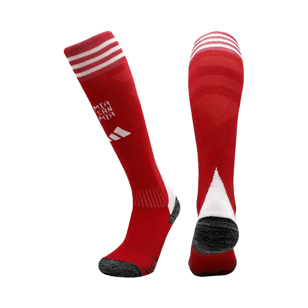 Bayern Munich Home Soccer Socks - Red 2025/26 