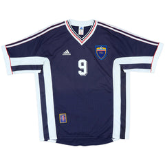 Mijatović #9 Retro Yugoslavia Home Jersey World Cup 1998 