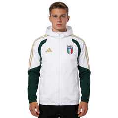 Italy Windbreaker Hoodie Jacket White 2026 
