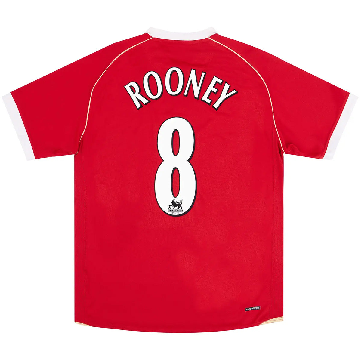 Rooney #8 Retro Manchester United Home Jersey 2006/07 