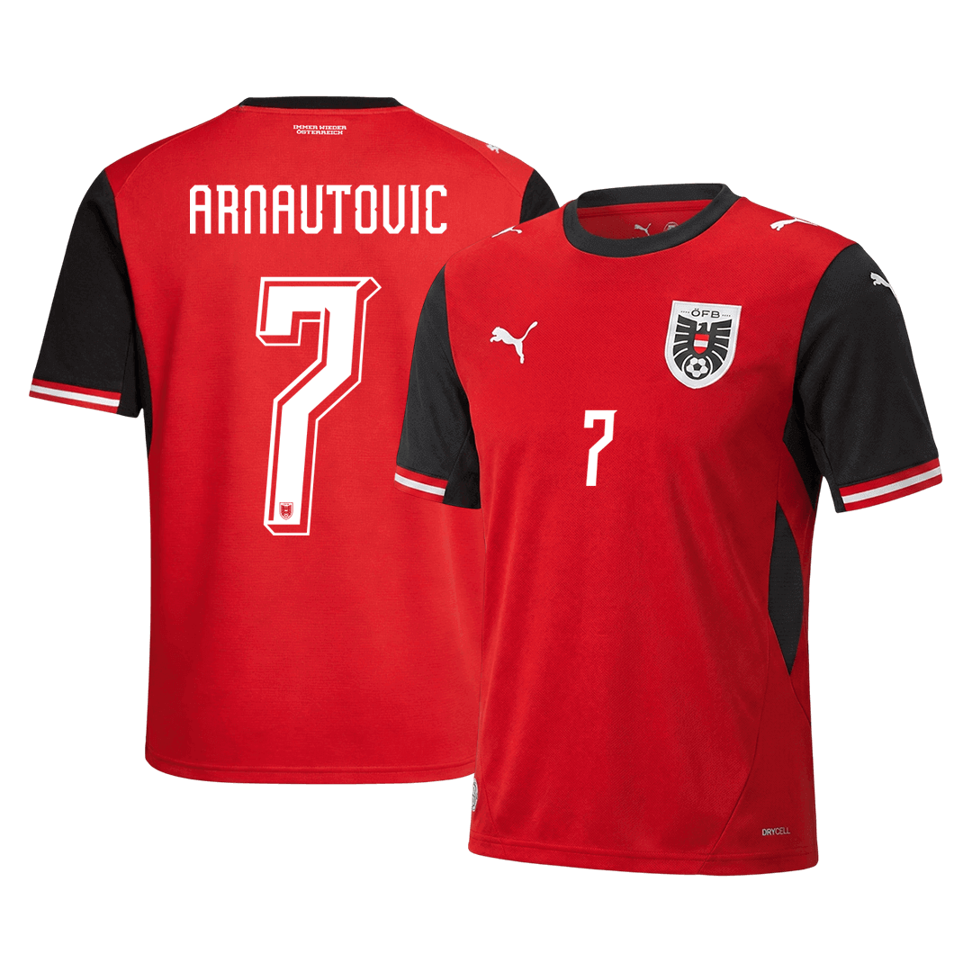 ARNAUTOVIC #7 Austria Home Jersey World Cup 2026 