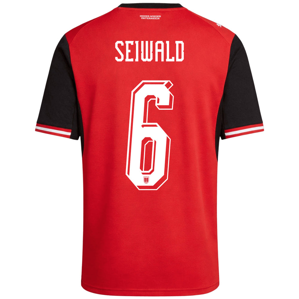 SEIWALD #6 Austria Home Jersey World Cup 2026 