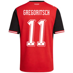 GREGORITSCH #11 Austria Home Jersey World Cup 2026 