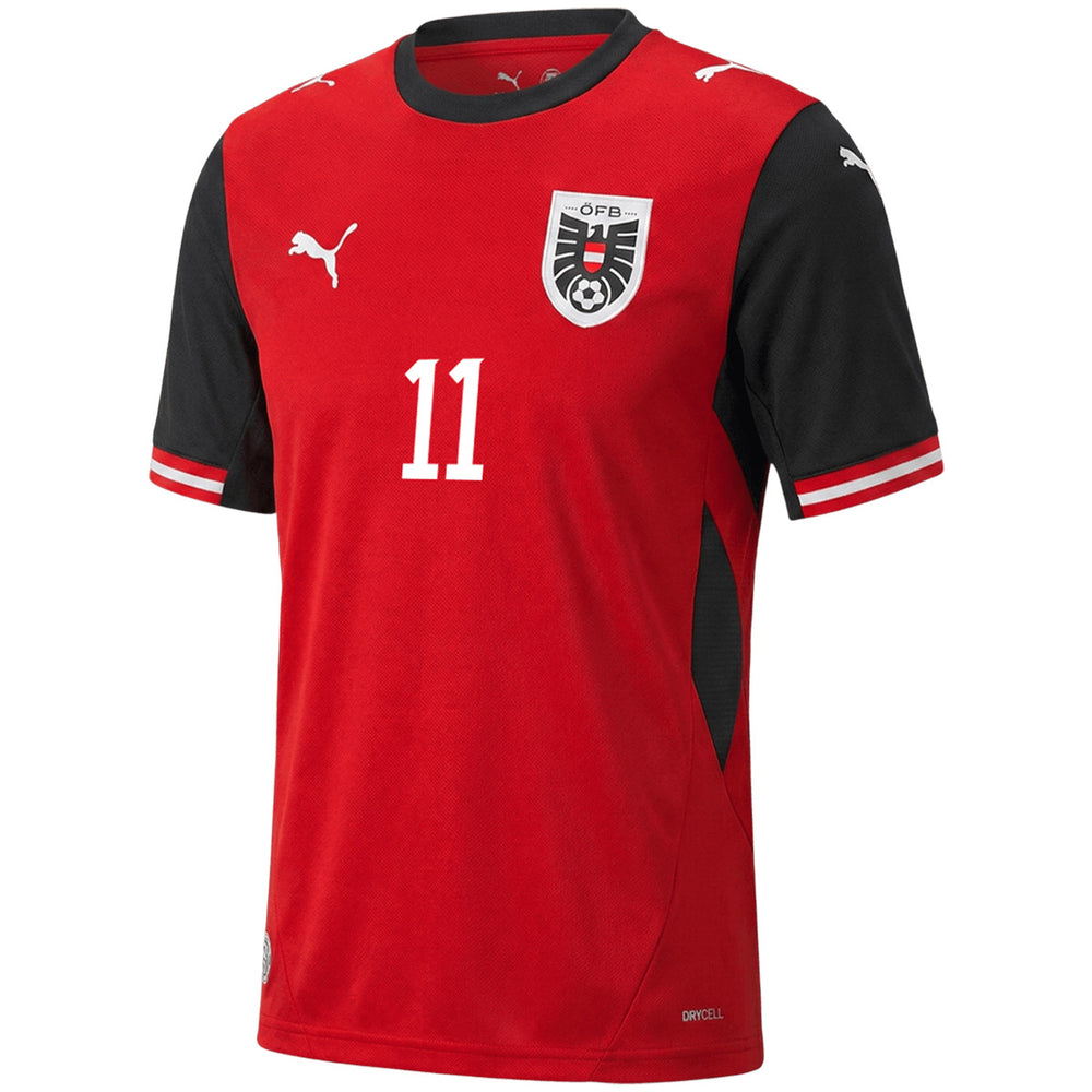 GREGORITSCH #11 Austria Home Jersey World Cup 2026 