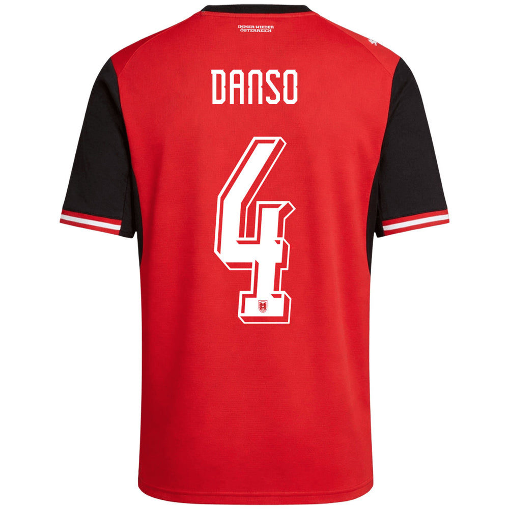 DANSO #4 Austria Home Jersey World Cup 2026 