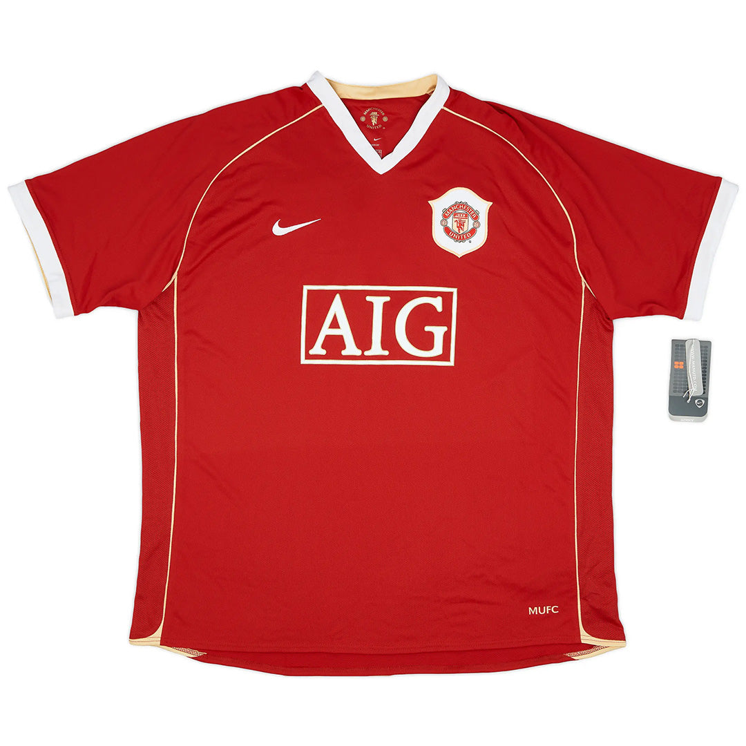 Giggs #11 Retro Manchester United Home Jersey 2006/07 