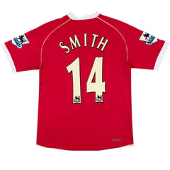 Smith #14 Retro Manchester United Home Jersey 2006/07 