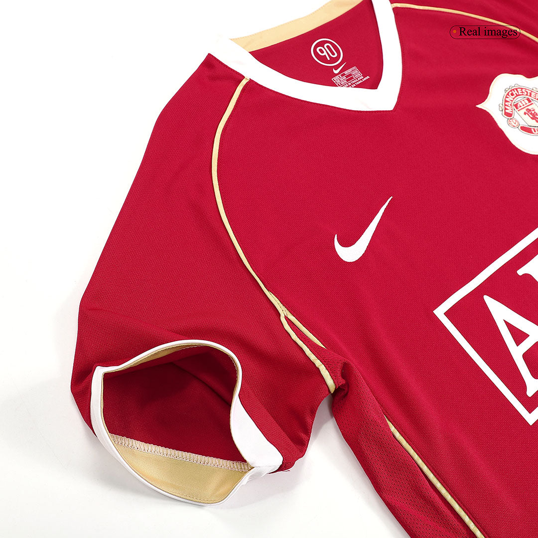 Smith #14 Retro Manchester United Home Jersey 2006/07 