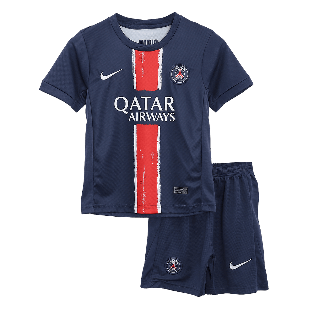 Kids PSG Home Jersey Kit 