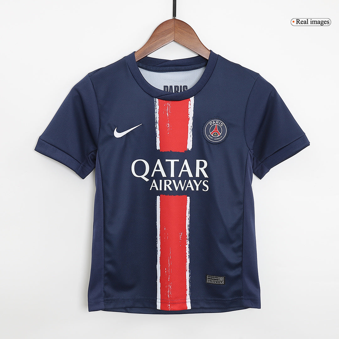 Kids PSG Home Jersey Kit 