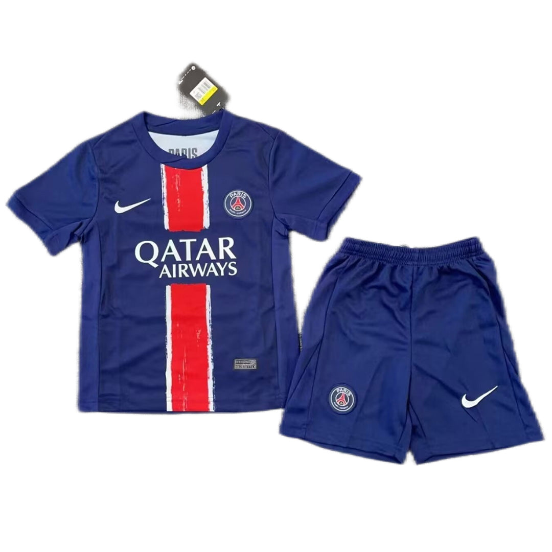 Kids PSG Home Jersey Kit 