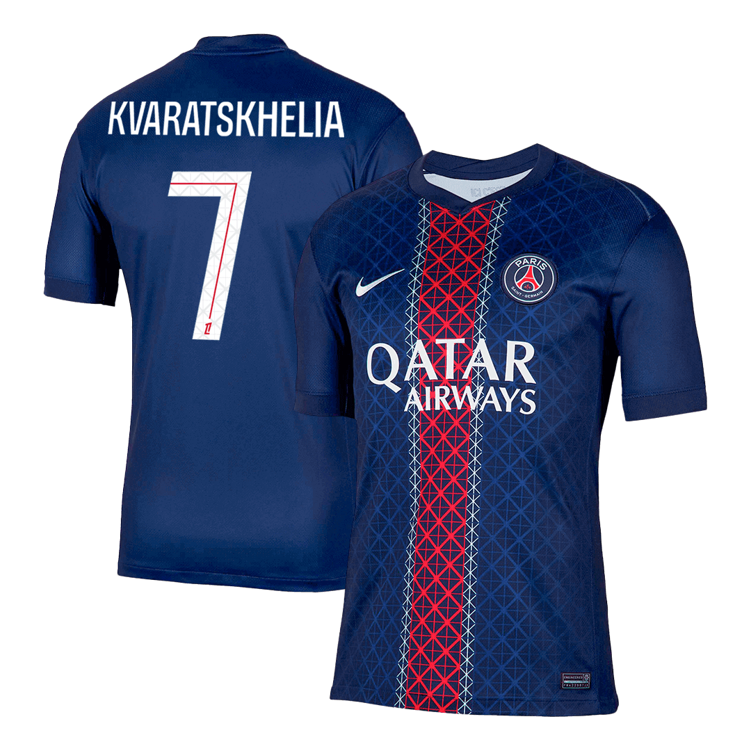 KVARATSKHELIA #7 PSG Home Jersey 2025/26 - [Super Replica] 
