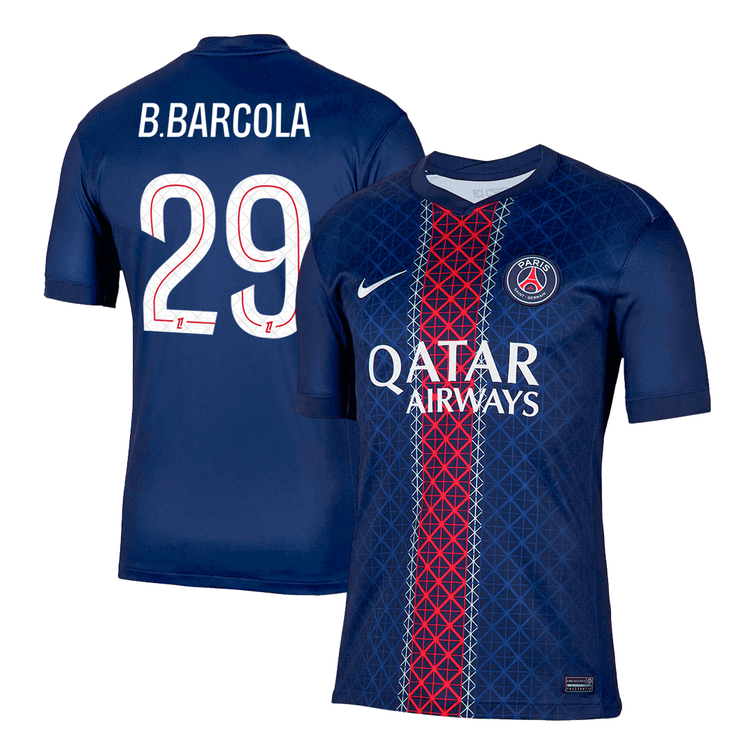 B.BARCOLA #29 PSG Home Jersey 2025/26 - [Super Replica] 