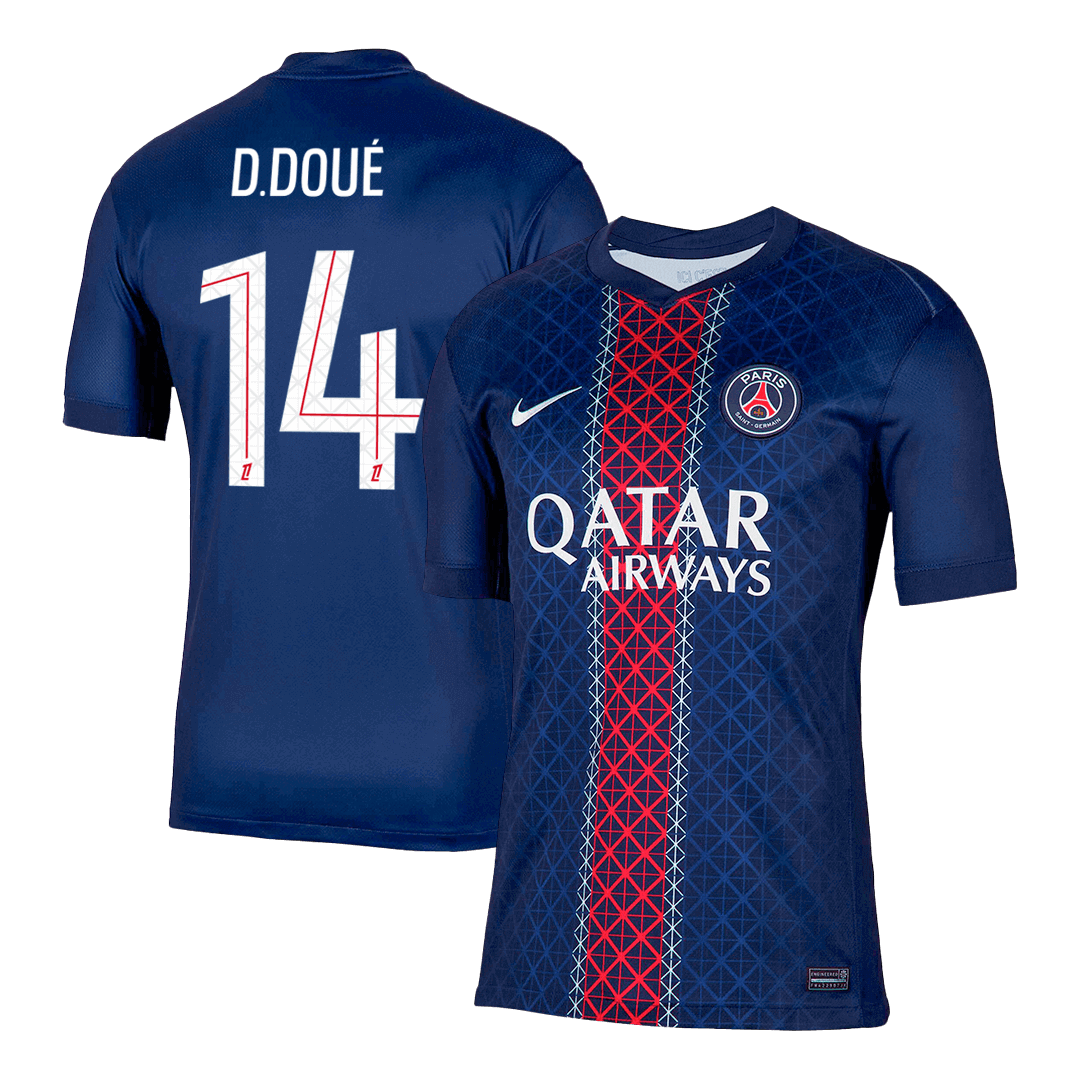 D.DOUÉ #14 PSG Home Jersey 2025/26 - [Super Replica] 