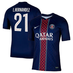 L.HERNANDEZ #21 PSG Home Jersey 2025/26 - [Super Replica] 
