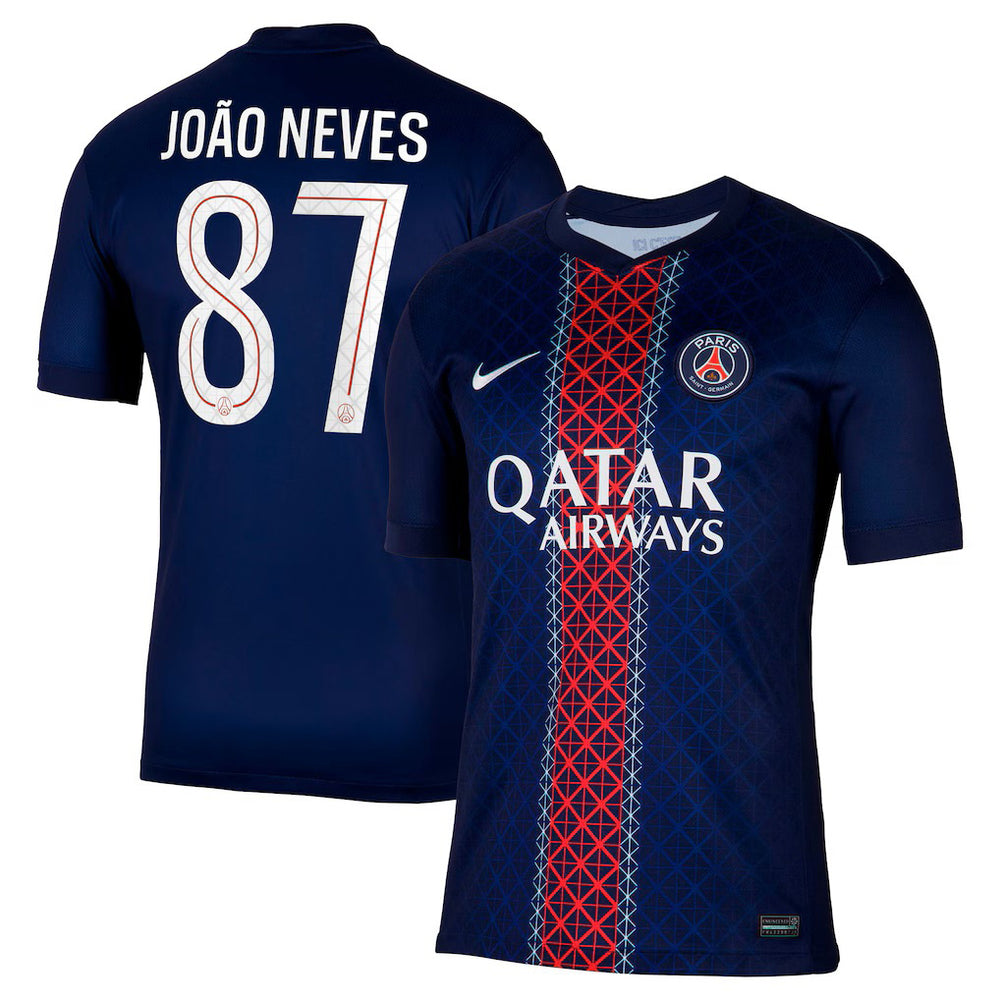 JOÃO NEVES #87 PSG Home Jersey 2025/26 - [Super Replica] 